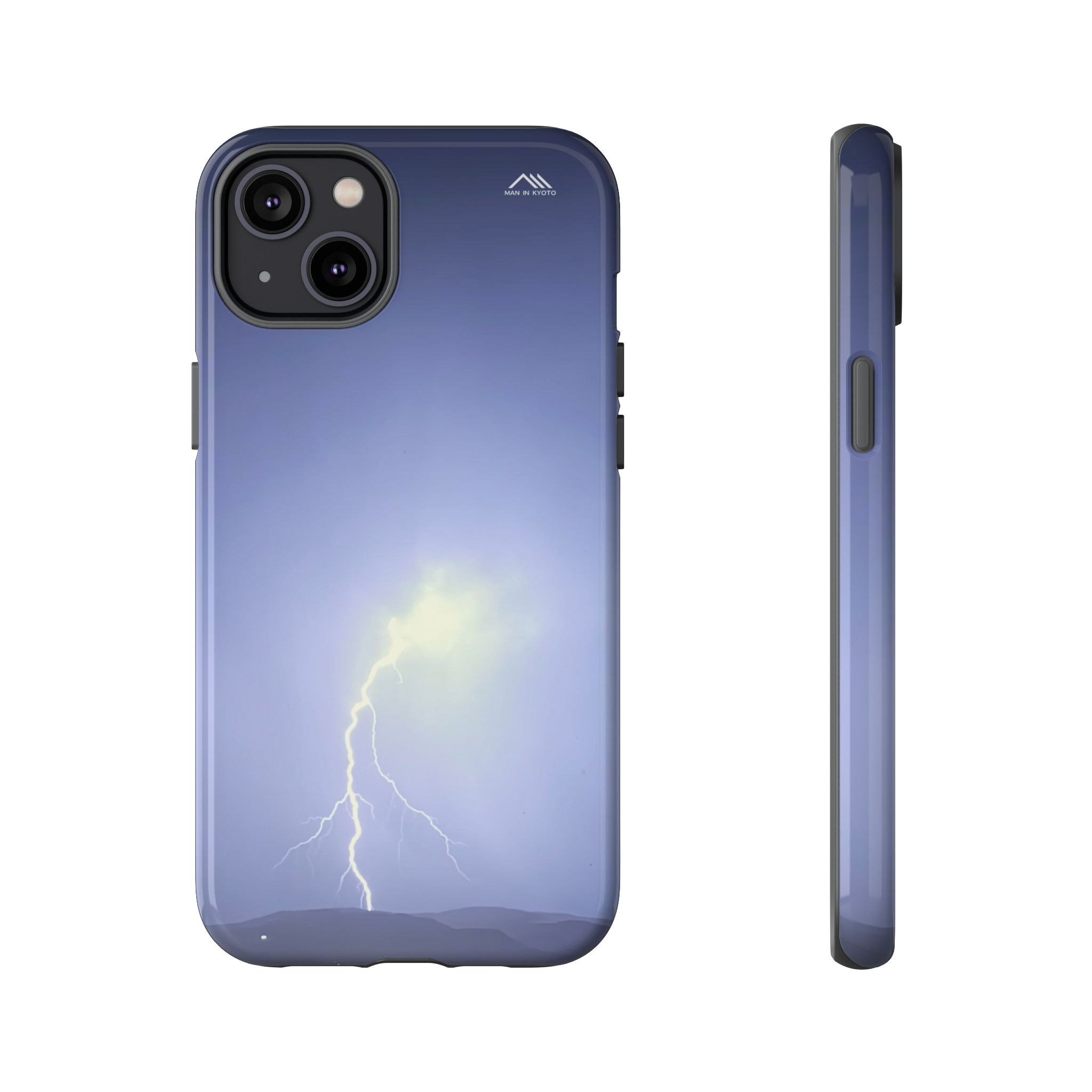 Man in Kyoto - Lightning Storm Phone Case - Tough Protection for Adventurers